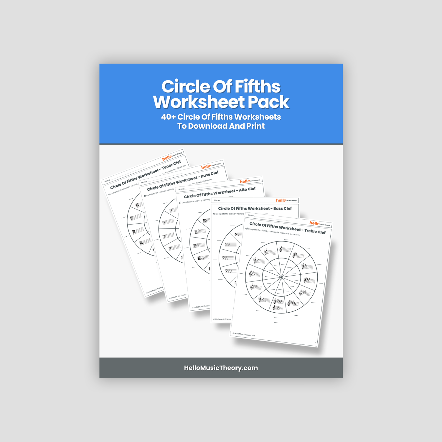 Circle Of Fifths Worksheets