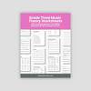 Grade 3 Music Theory Worksheets Pack