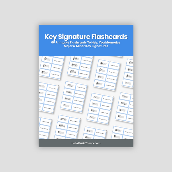 Key Signature PDF Flashcards
