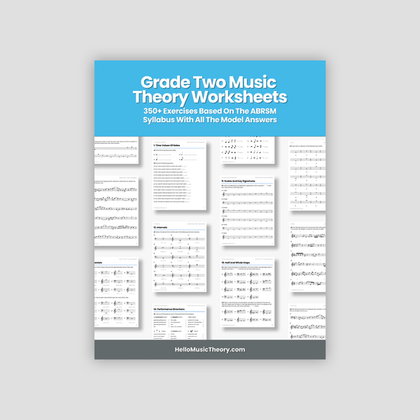 Grade 2 Music Theory Worksheets Pack