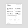 Grade 1 Music Theory Worksheets Pack