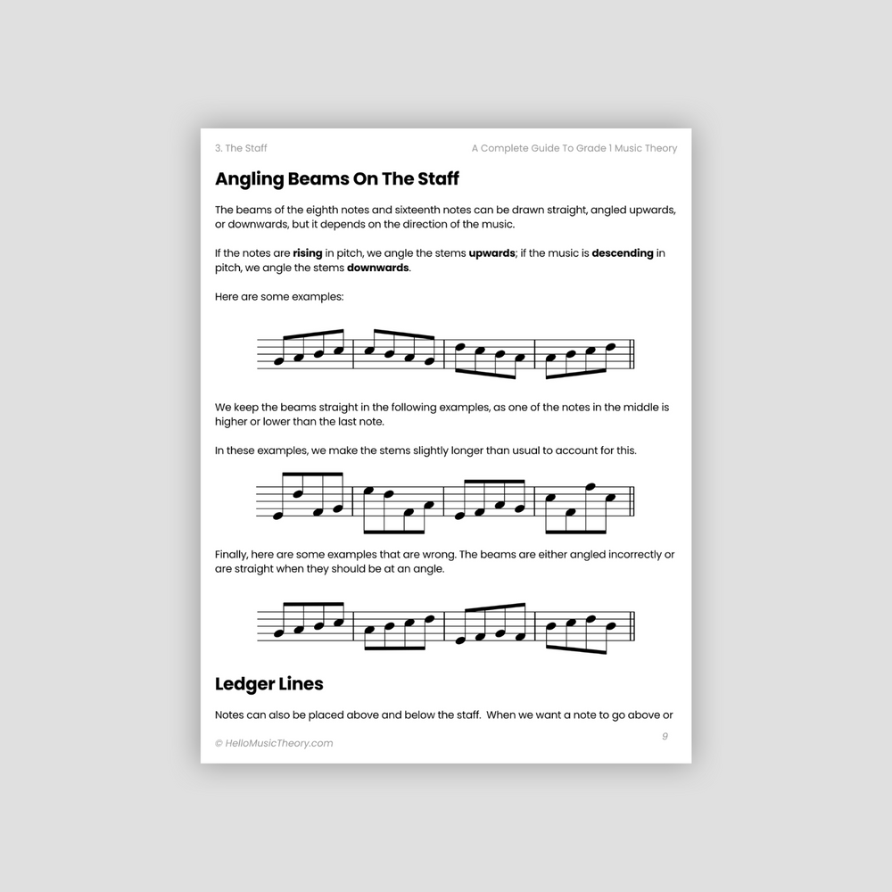 A Complete Guide To Grade 1 Music Theory